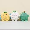 Adorable Plush Farm Monsters Keychains Cute 4-inch Plant Stuffed Bag Charms Soft Pp Cotton