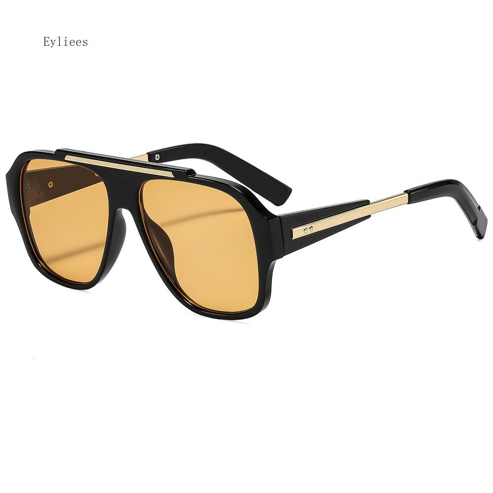 Винтажные Дизайнерские Солнцезащитные Очки Авиаторы Оверсайз Женская Мода Популярные Большие Оправы Роскошные Солнцезащитные Очки Мужские Панк Очки UV400