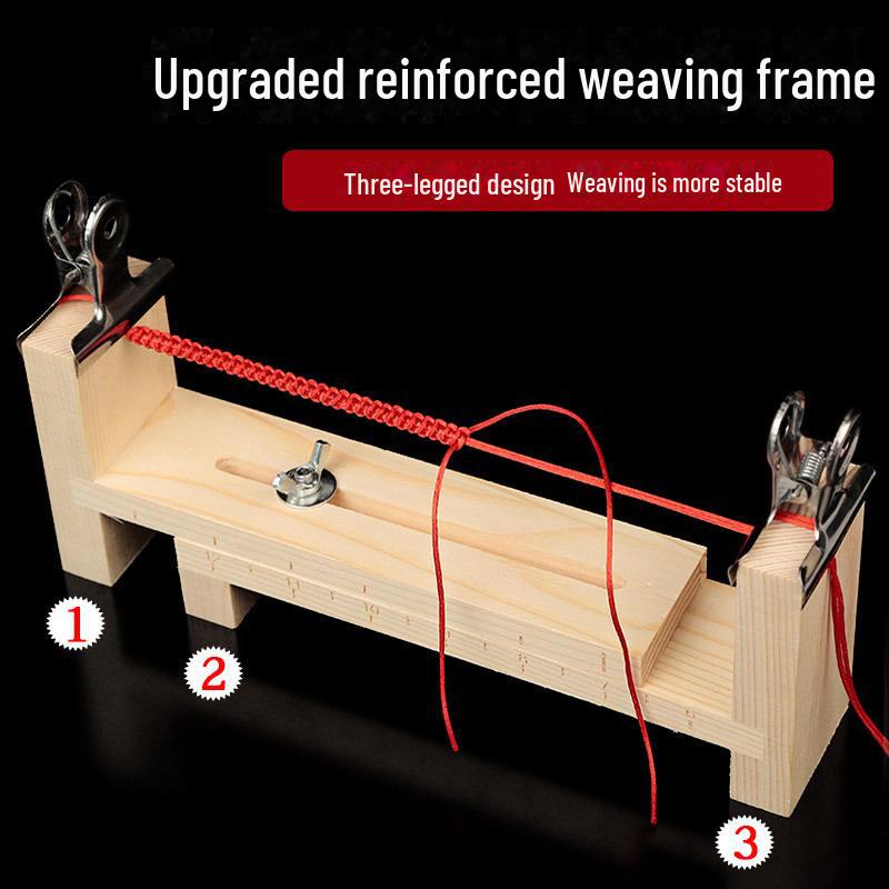 Инструмент для плетения деревянных браслетов и ожерелий ручной работы