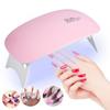 Fashionable Portable Ail Dryer 6W UV Gel Polish Curing LED Lamp Portable Manicure Tool HTBE YSXX