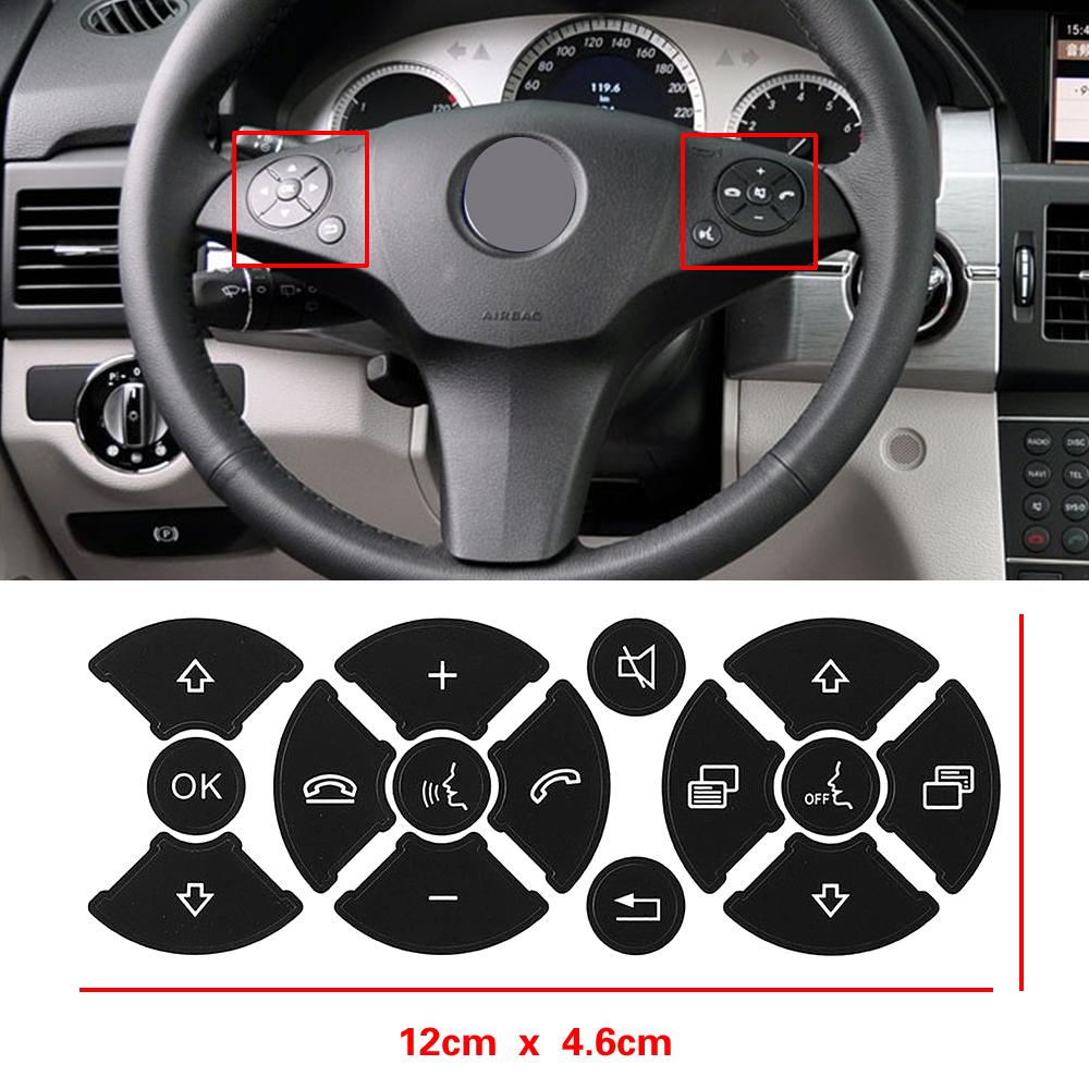 Для Mercedes Benz GLK Class X204 автомобильная центральная консоль рулевое колесо дверной замок окно кнопка переключателя переменного тока ремонтная наклейка