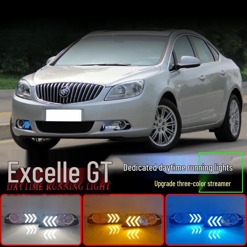 LED DRL Turn Signals for 2010-2013 Buick Excelle GT Fog Light Mod