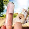 Super Soft Finger Brush Pet Toothbrush Plush Dog Plus Bad Breath Dental Care Tartar Dog Cat Cleaning