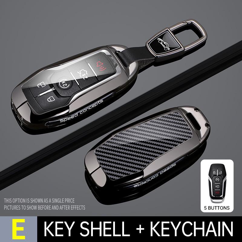 Ford Mustang, Taurus, Explorer, MKZ, Lincoln MKC, MKX Key Case: Metal Shell Key Holder