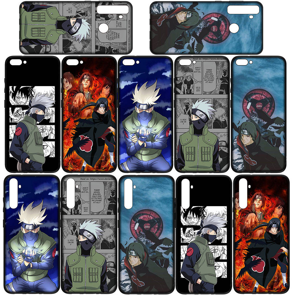 Чехол для iPhone 16 15 Xiaomi Redmi Note 14 13 12 11 Pro Max X 16e Samsung Galaxy S25 S24 S23 Moto OPPO Huawei Kakashi Naruto Itachi Uchiha Phone Case