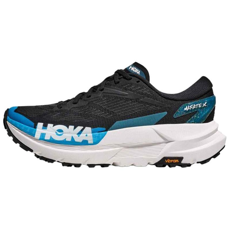 HOKA One One Беговые кроссовки Mafate X VIBRAM® MEGAGRIP Мужские Черно-синие Кроссовки 1161990-BKSK