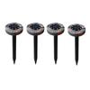 4PCS Imitation Stone Lamp Solar Mouse Repeller Lawn Lamp Get Rid Of Snake Mole Gophers For Outdoor Garden Yard