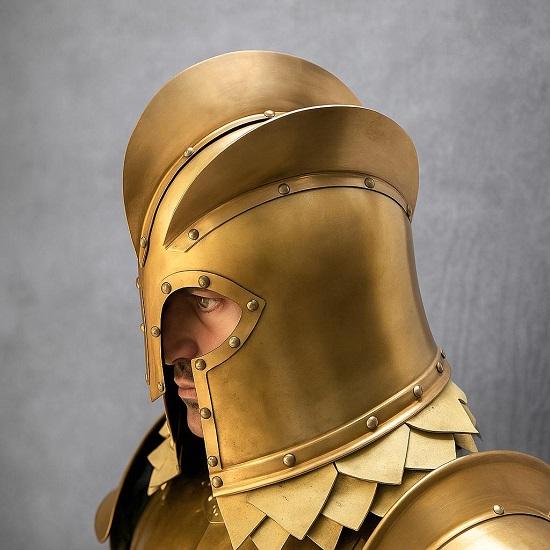 Medieval Knight Armor King’s Guard Half Body Cuirass Suit, LOTR-Inspired Fantasy Cosplay LARP Costume