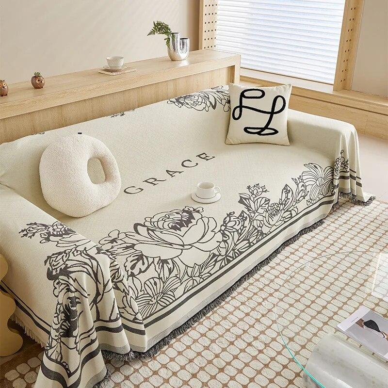 Квадратный тканевый чехол для дивана «все включено», универсальный пылезащитный всесезонный пододеяльник