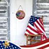 Independence Day Wooden Doorplate Welcome Sign Door Home Decoration Hanging Sign