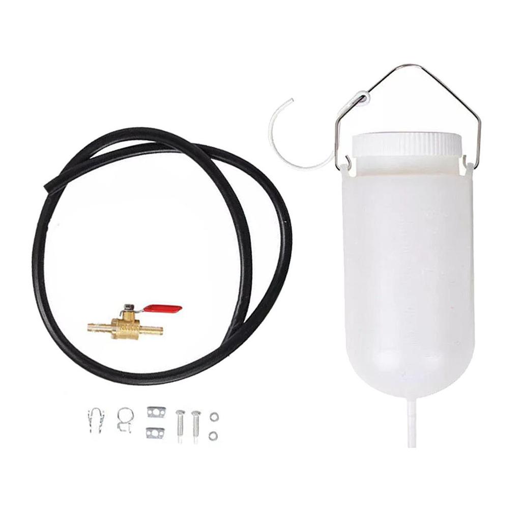 Auxiliary Fuel Tank 1L with Fuel Hose Versatile Fuel Storage for Motorcycles