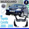 Крылья для Toyota Corolla E120 E130 2000 ~ 2006 2001 2002 2003 2004 2005 Автомобильные аксессуары Брызговик Fender Авто Замена