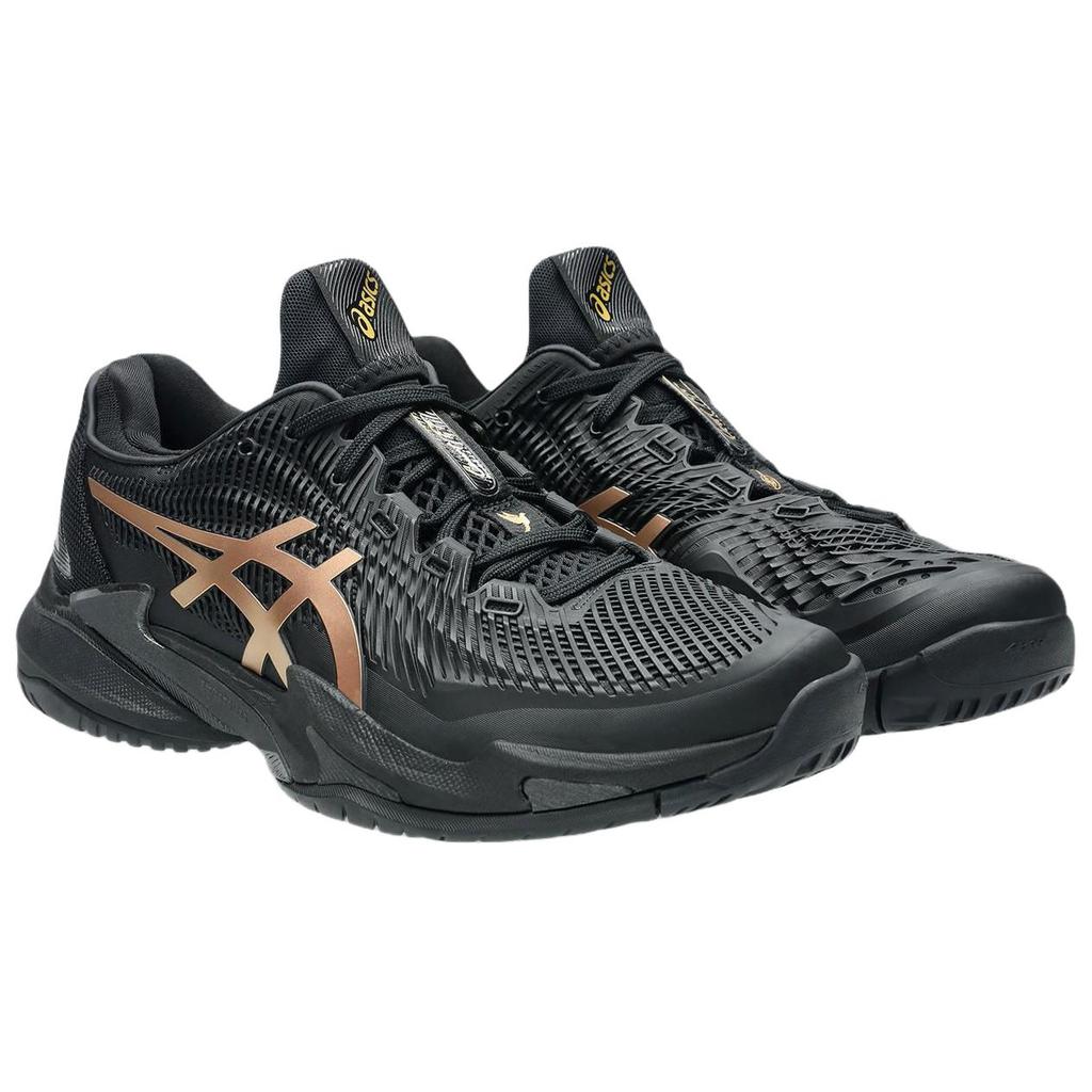 Asics Мужские кроссовки Court FF 3 Novak Night Energy Pack Черный Призма-Золотой 1041A527-960