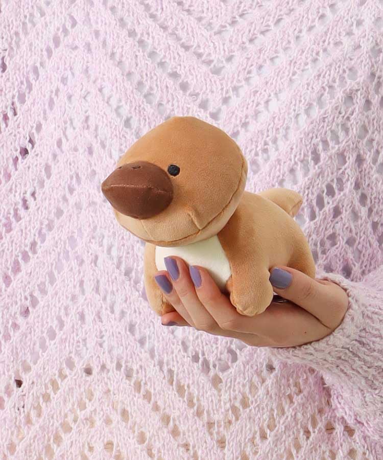 ACCENT Mofumo Friends Tenori Mascot Plush Toy, Palm-Sized (Platypus)