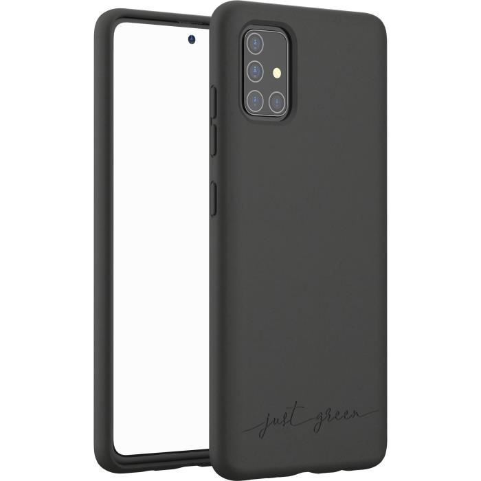Just green coque bio pour galaxy a51 noir