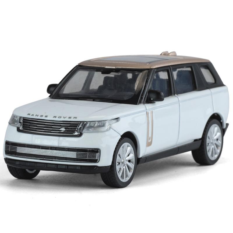 Сплав 1/43 Симуляция Land Rover Range Rover SV2022 Внедорожник Модель Машины Дети Инерционный Мальчик Машина Подарок Домашний Декор Миниатюра