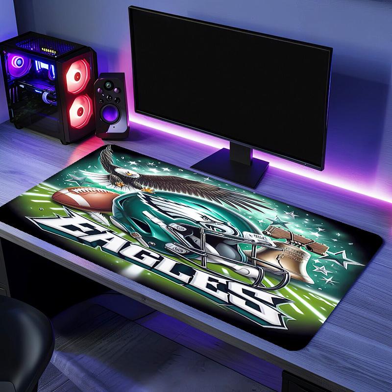 Rugby team logo Mouse Pad - Non-Slip Rubber Base, Smooth Surface for Work,Gaming,Office,And Home Use, Desk Mouse Pad