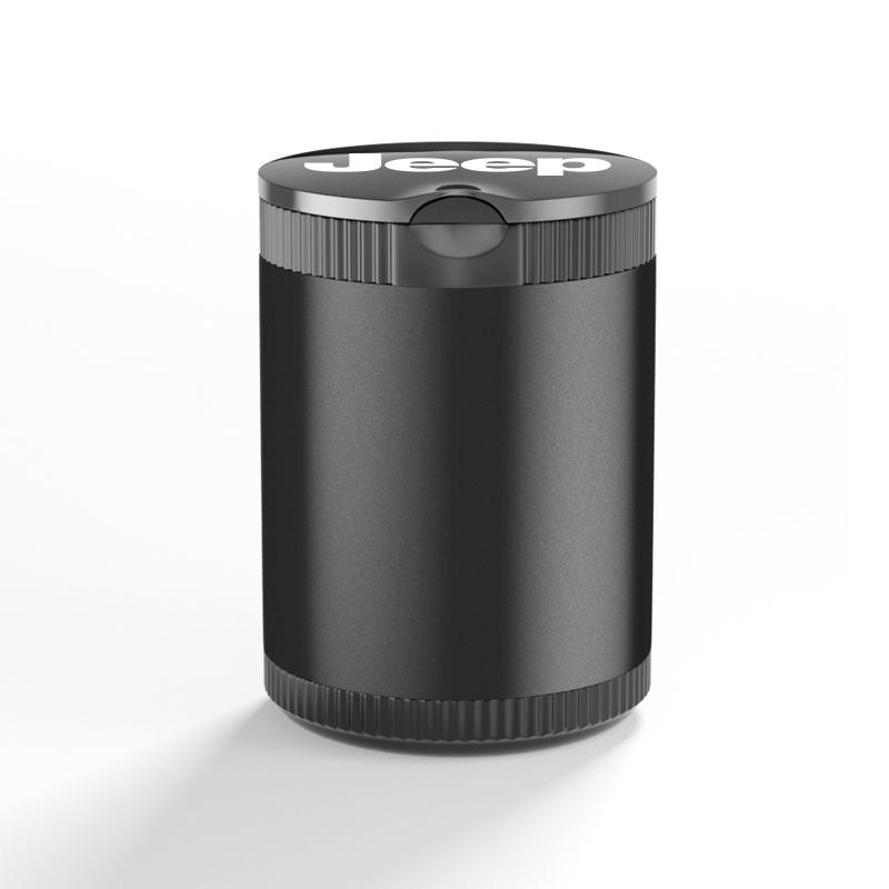 Car Cigarette Ashtray Cup With Lid With LED Light Portable Detachable Badge For Jeep Grand Cherokee WJ WK WK2 Wrangler TJ JK MWGHF1