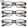 2/3 шт. Унисекс Ультралегкие Очки для Чтения Мужские Женские Модные Противоскользящие Очки Уход за Зрением Пресбиопические Очки +1.0~+4.0