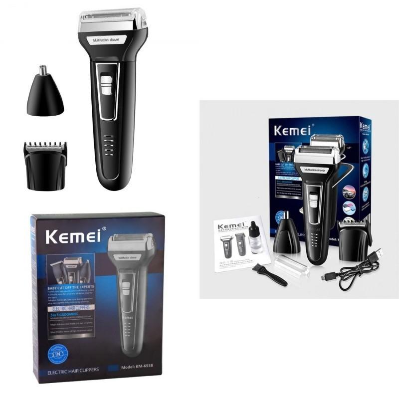 Бритва Электрическая Поршневая Двулезвийная Съемная Бритва Портативная Зарядка через USB