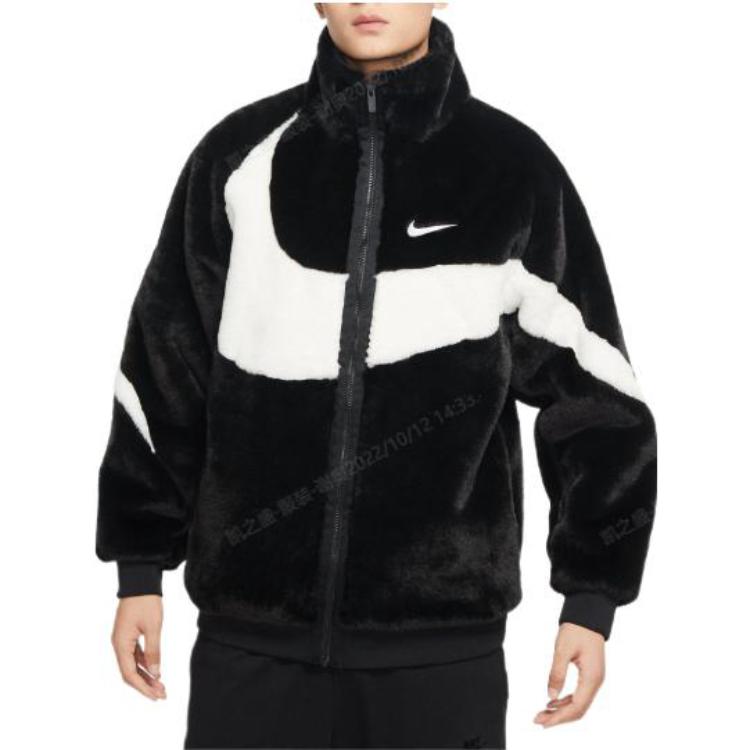 Nike Куртка с большим свушем мужская черная FB7664-010