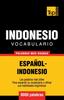 Книга Vocabulario Espanol-indonesio - 9000 Palabras Mas Usadas : 159