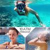 Многофункциональные спортивные часы для женщин, водонепроницаемость 10 АТМ, идеально подходят для плавания, дайвинга и серфинга, с будильником, календарем, секундомером, двойным временем