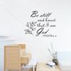 WZ9048 English Slogan Line Green Plant Leaves Bedroom Living Room Beautification Wall Sticker