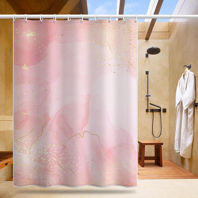 Утолщенная водонепроницаемая занавеска для ванной комнаты, устойчивая к плесени, занавеска для душа, занавеска для душевой перегородки, занавеска для душа, занавеска для ванной комнаты, бесплатная перфорация
