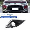 Fog Light Frame for 2016-2021 Mitsubishi Outlander - Front Bumper Grille Decoration Cover