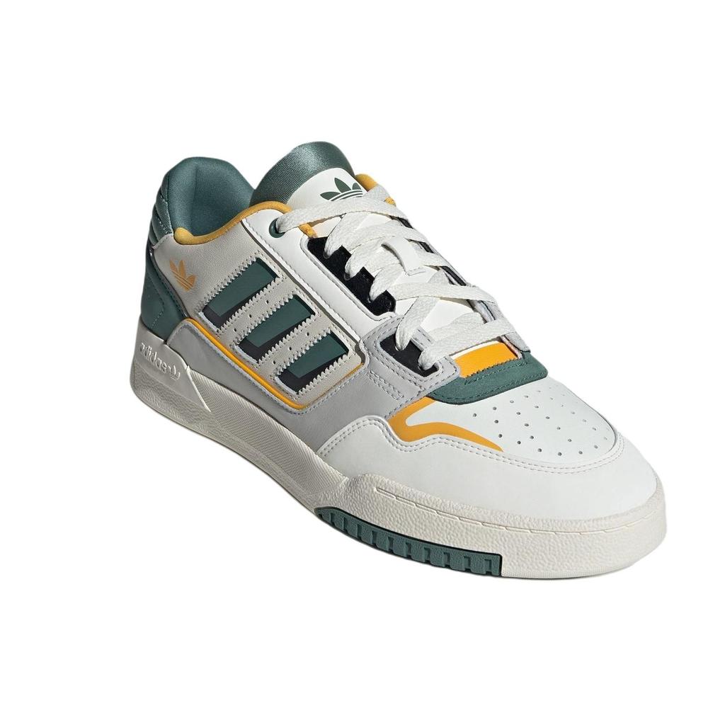 adidas Originals Drop Step 2.0 Low Кожаные Удобные Универсальные Прочные Низкие Кеды для Скейтбординга Унисекс Кроссовки Белые Зеленые IG1907