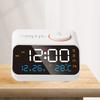 Многофункциональный радио-будильник со светодиодной подсветкой, музыкой, таймером, перезаряжаемый FM-радио-будильник для дома