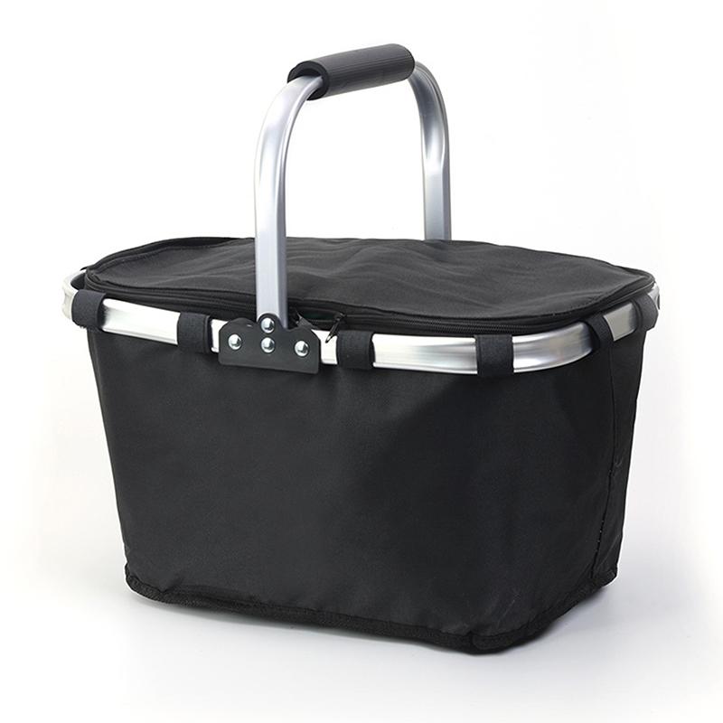 Складная корзина для пикника Удобная транспортировка еды Складная термосумка Корзины для покупок Прочная корзина для еды