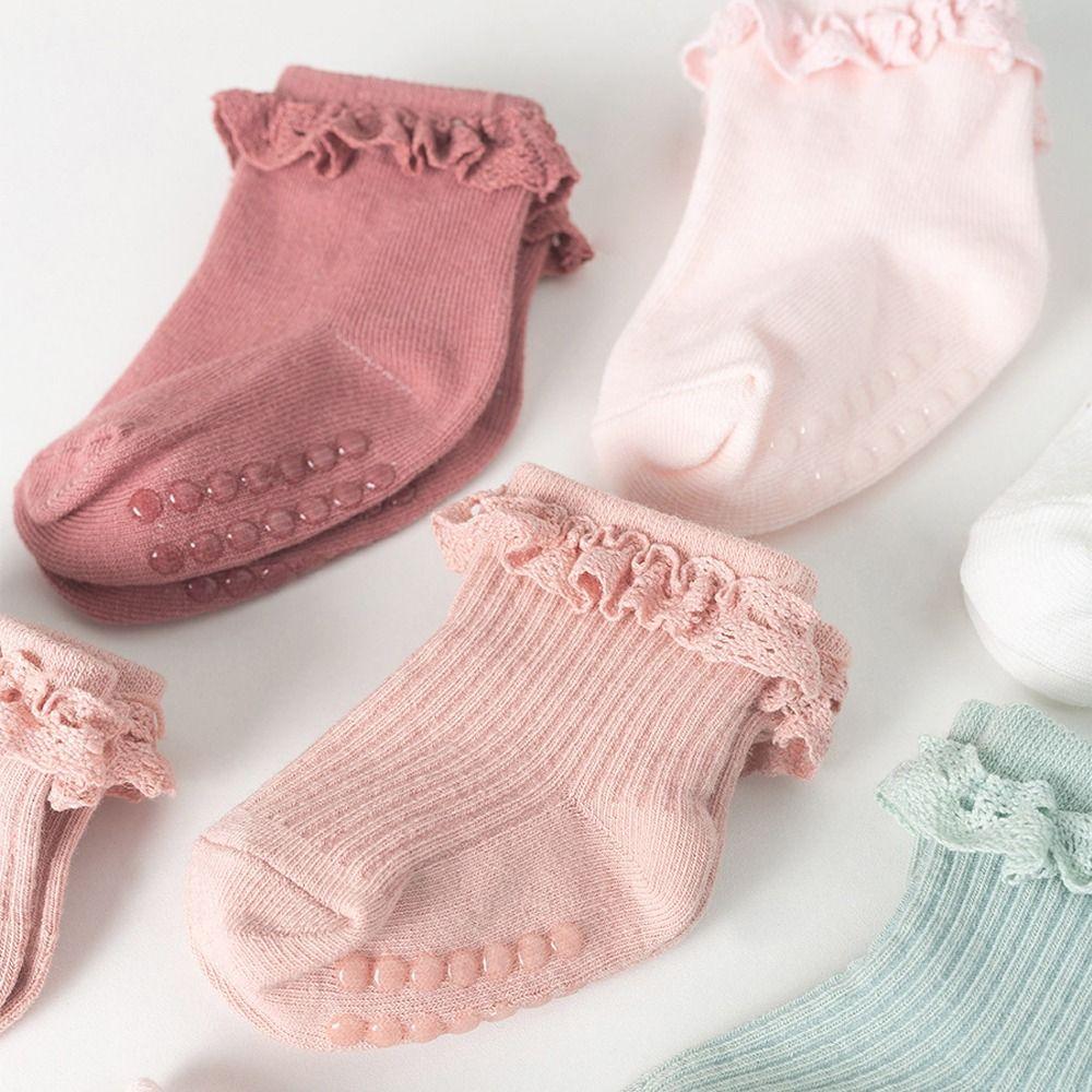 Нескользящие детские носки Дышащие носки средней длины Новые носки для пола Малыш