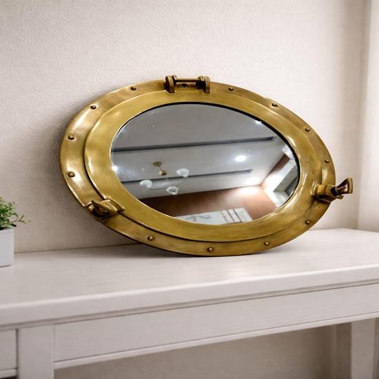 Nautical Porthole Window Frame  Maritime Style Decor- Round With  vibe