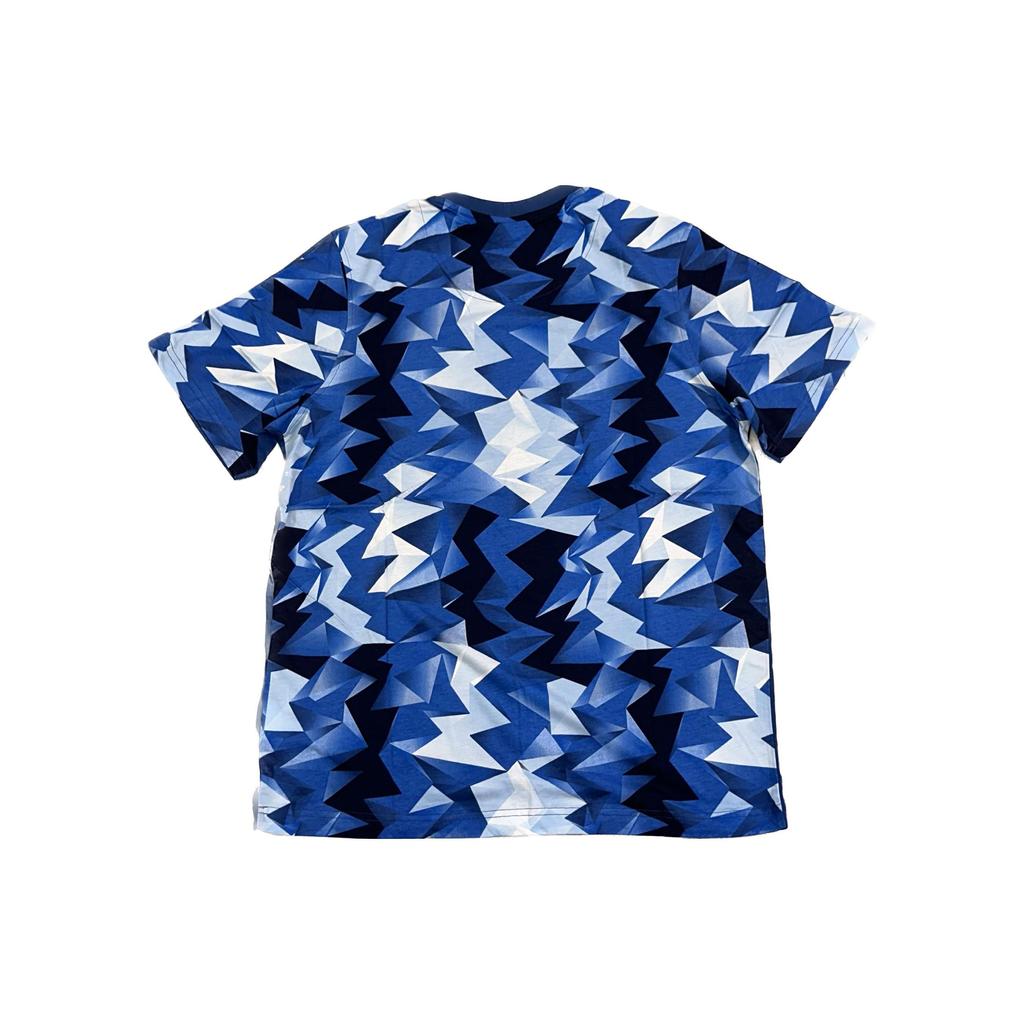 Jordan Спортивная футболка с коротким рукавом и ромбовидным узором, мужская, темно-синяя 677874-442