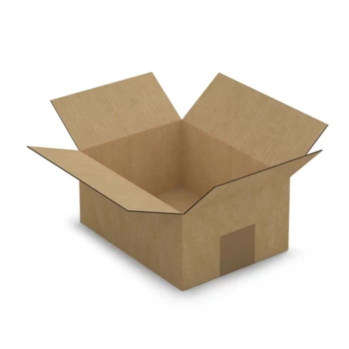 20 Packing Boxes 25 X 25 X 19 Cm - Single Flute