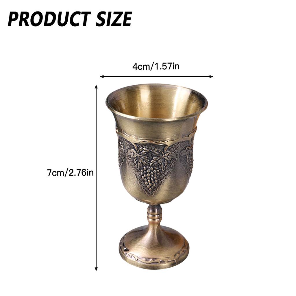Роскошный бокал в стиле Ренессанс, чаша для причастия, европейские ретро металлические винные бокалы, средневековый золотой бокал для вина, товары для вечеринок