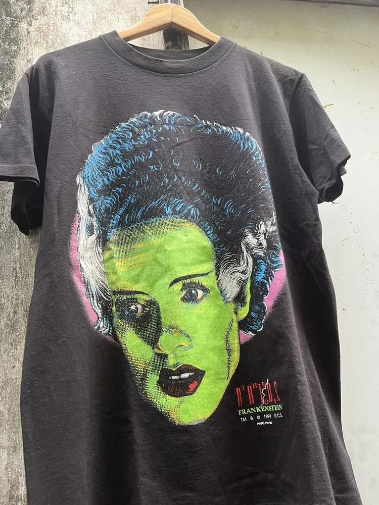 The Bride of Frankenstein horror movie short sleeve black classic shirt KV28639