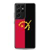 Чехол для телефона - Samsung - Galaxy S21 - Drapeau Angola - Souple - Multicolore