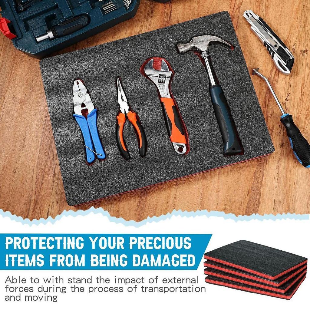 4шт пенопластовые вставки упаковка подушки ящик для инструментов для настольных миниатюр