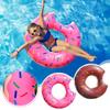 Bear Donut Pool Gigantic Inflatable Float Swimming Ring Summer Tube Water Toys,Adult Swimming Ring,  Swimming Ring, Youth Swimming Ring