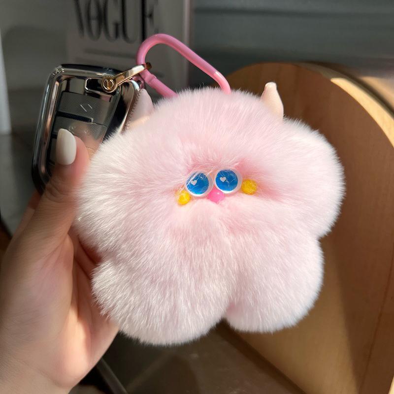 Cute Kawaii Trendy Plush Doll Pendant For Women Girls Car Keychain Creative Backpack Decoration Accessories Gifts