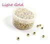 300pcs 3mm Hollow Plastic Beads for Fly Tying Nymph Scud Belly Eyes / Spinner Lure Beads Gold Silver Rainbow Color
