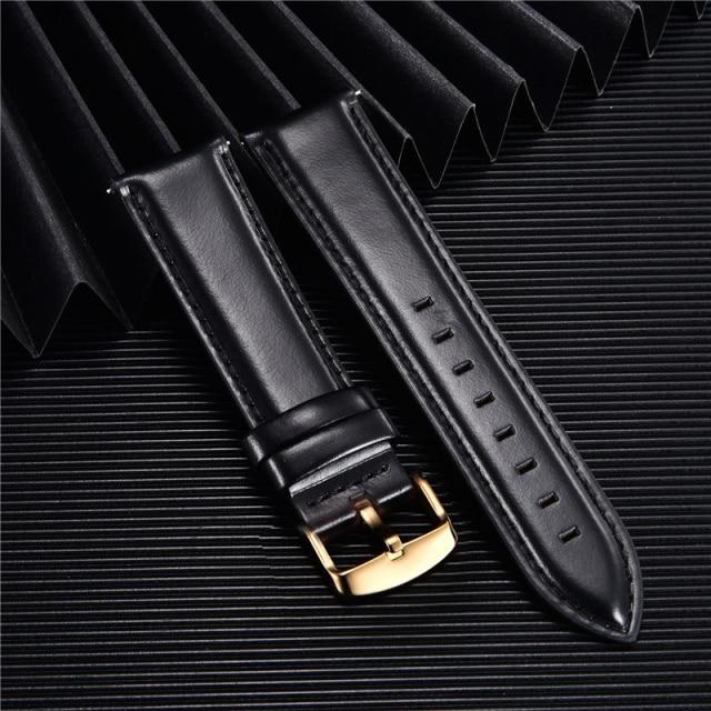 Quick Release Straps Men Women Genuine Leather Watchbands 18mm 20mm 22mm Smart Watch Band Watch Accessories