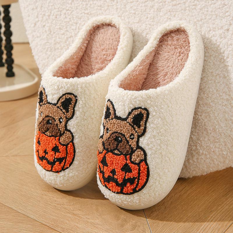 Уютные нескользящие плюшевые тапочки: Унисекс Зимний комфорт в помещении для мужчин и женщин