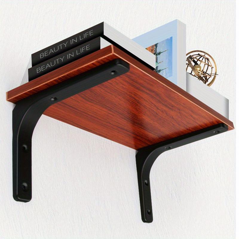 2 шт. L-образный кронштейн для полок, усиленный, утолщенный и расширенный, скрытый, угловой кронштейн