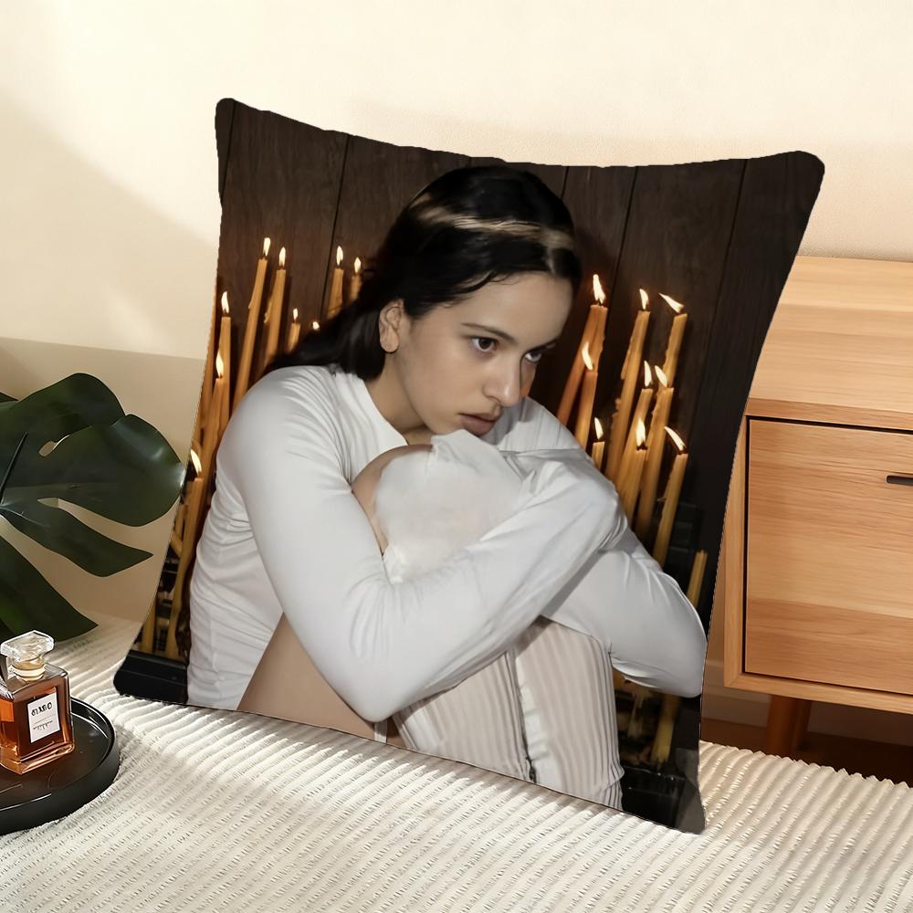 R-Rosalia Lux Cushion Cover Soft Short Plush Pillow Cover Smooth Cozy Texture Aesthetic Cushion Case Home Decor