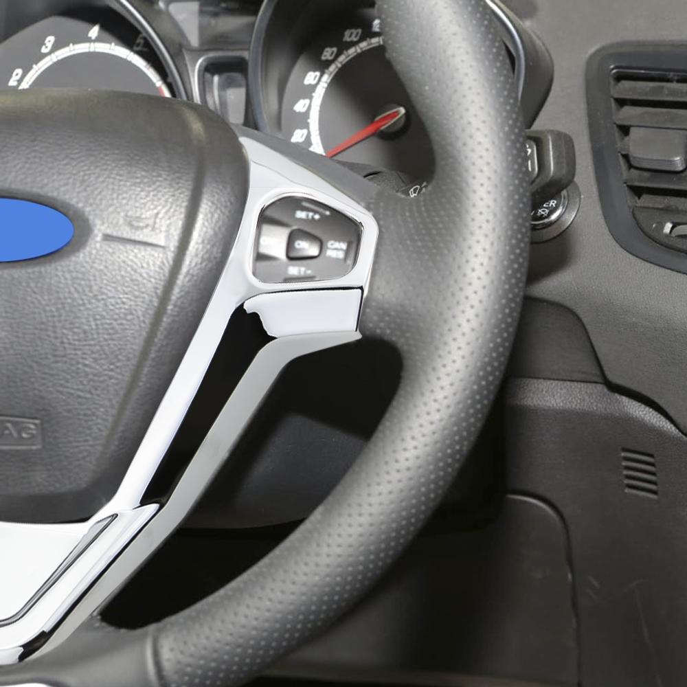 Для Ford New Fiesta MK7 Ecosport Figo B-MAX KA+ Накладка на рулевое колесо Декоративная наклейка для рестайлинга Автоаксессуары