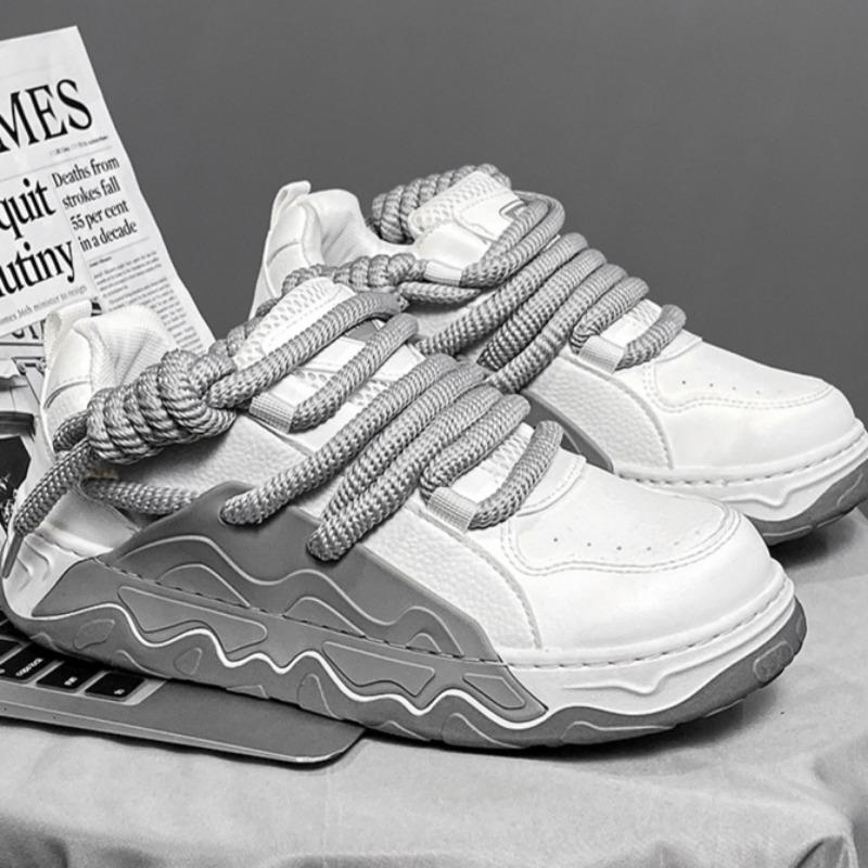 Модная мужская вулканизированная обувь Новая спортивная модная тенденция Уличная походная дизайнерская повседневная обувь для скейтбординга и бега для мужчин